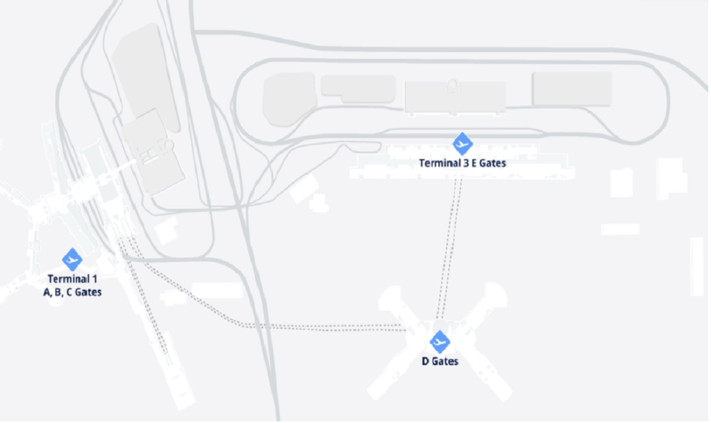 Las Vegas Airport Map
